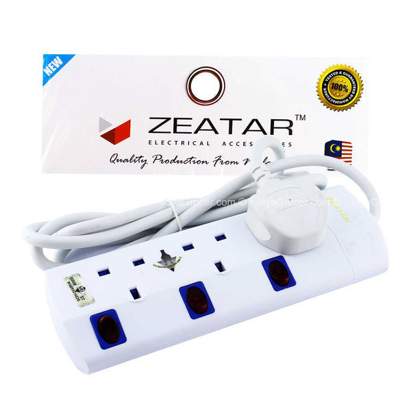 Zeatar Pso 2M 3Gang Wt (Neon Light) 1pack