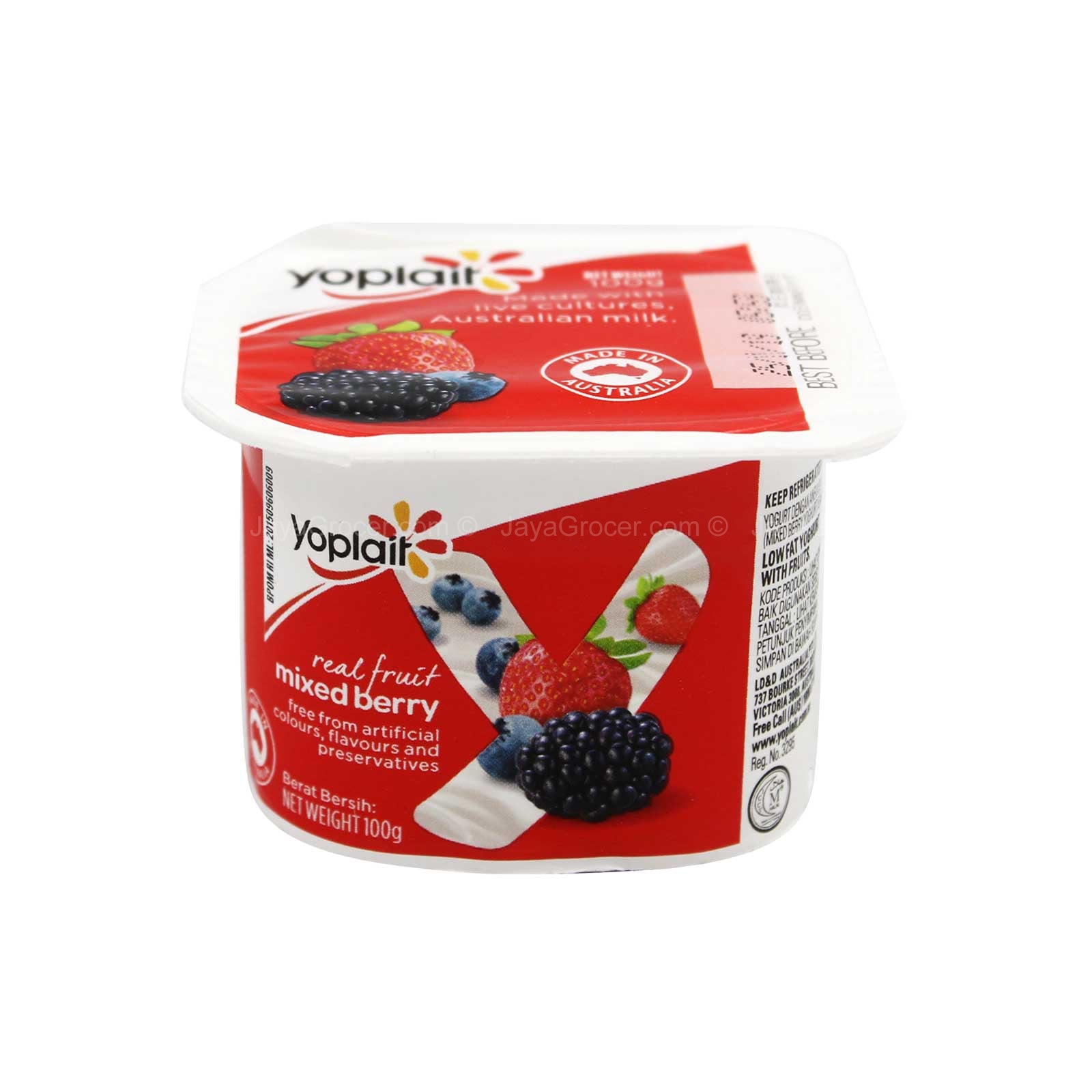 Yoplait Mixed Berry Yogurt 100g