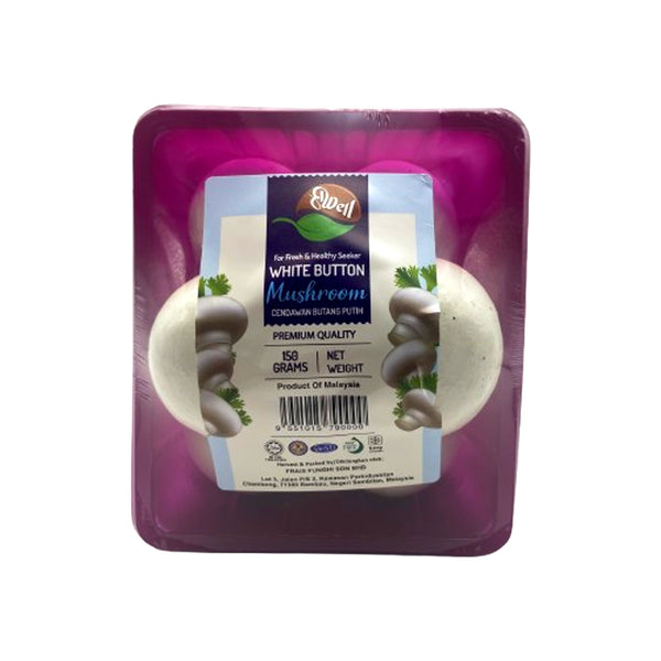 Frais Funghi Mushroom White Button (Malaysia) 150g