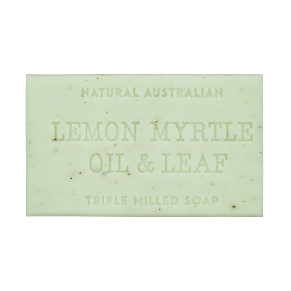 Natural Australian Lemon Myrtle Leaf Soap 200g