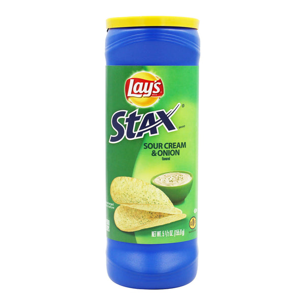 LAY'S STAX SOUR CRM ONION 5.5OZ *1
