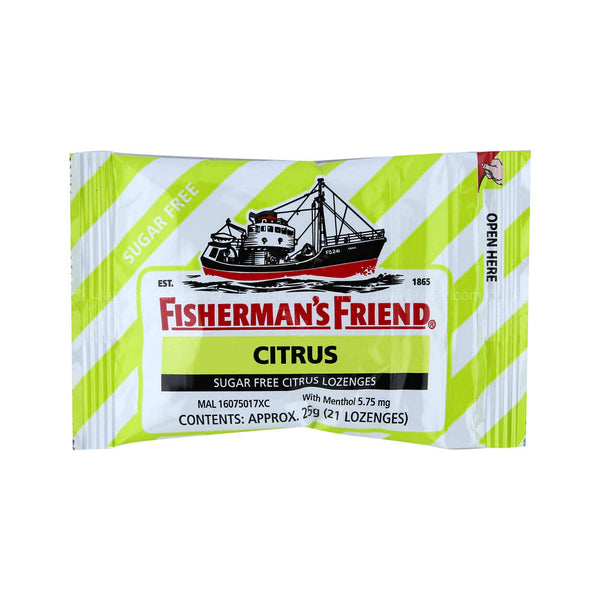 Fishermans Friend Sugar Free Citrus 25g