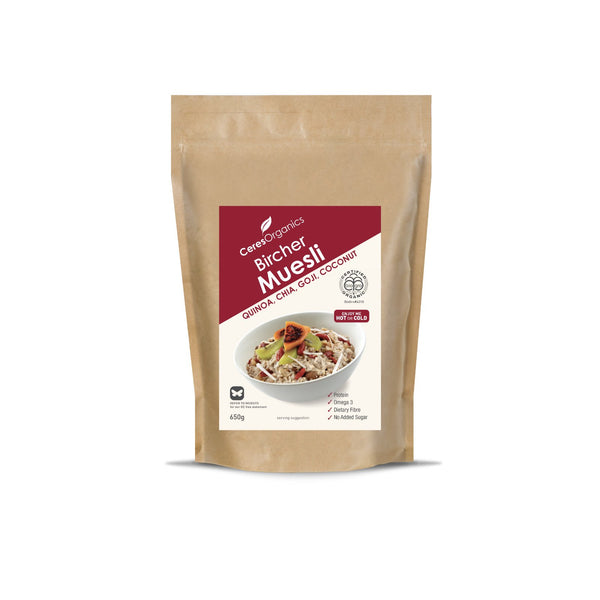 ceres organics muesli bircher q/c/g 650g