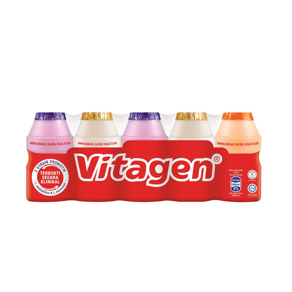 Vitagen Assorted Flavours Cultured Drink 125ml x 5