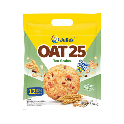 Julies Oat 25 Ten Grains Biscuits 300g