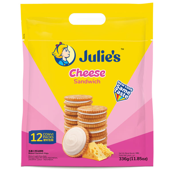 Julie's Cheese Sandwich Biscuits 336g