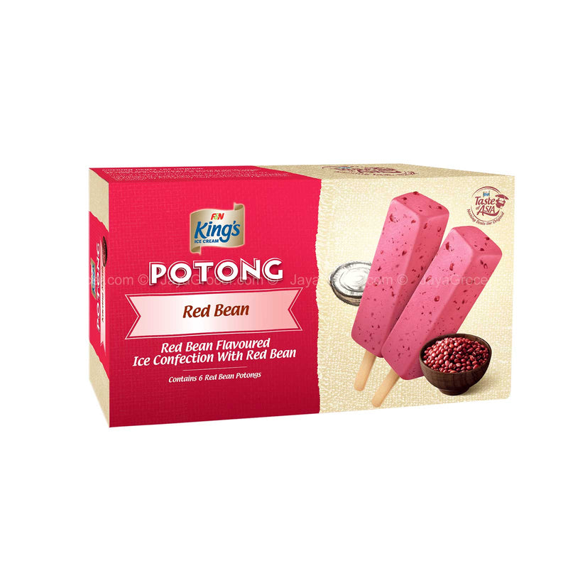 Kings Potong Red Bean Ice Cream 60ml x 6