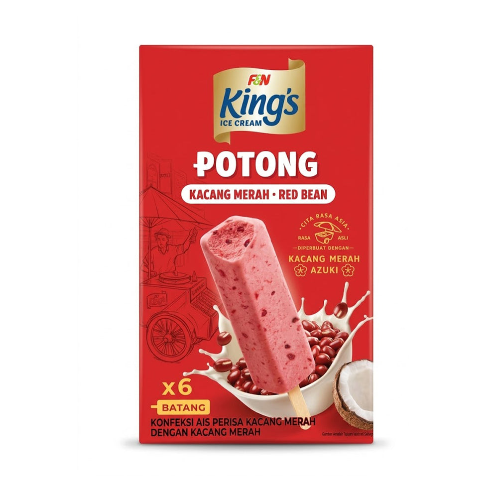 Kings Potong Red Bean Ice Cream 60ml x 6