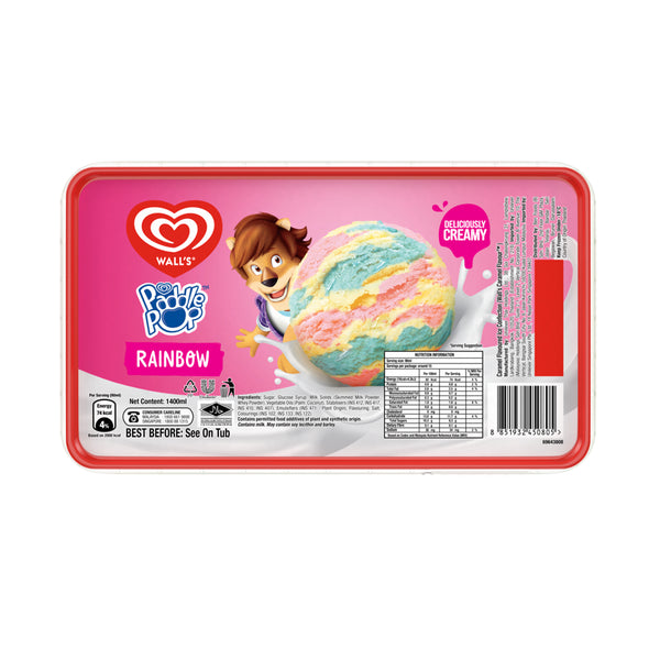 Walls Ice Cream Paddle Pop Rainbow 1.4L (highest price)