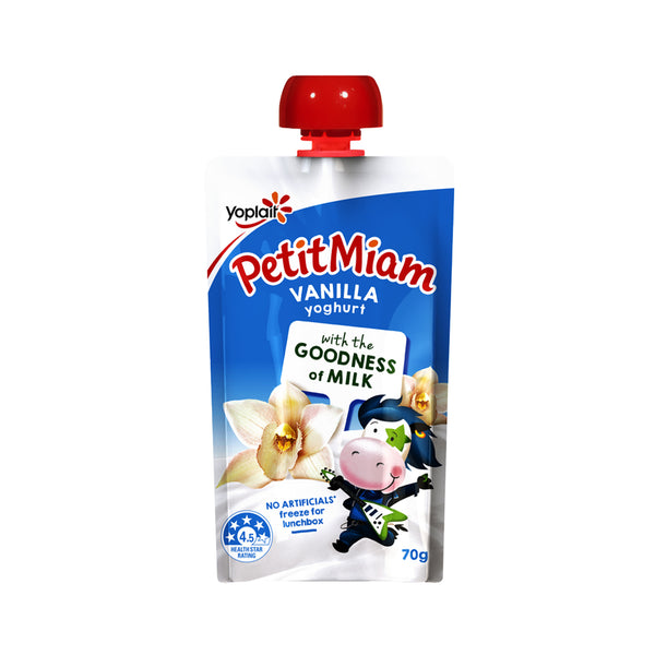 Yoplait Petit Miam Vanilla 70g (highest price)