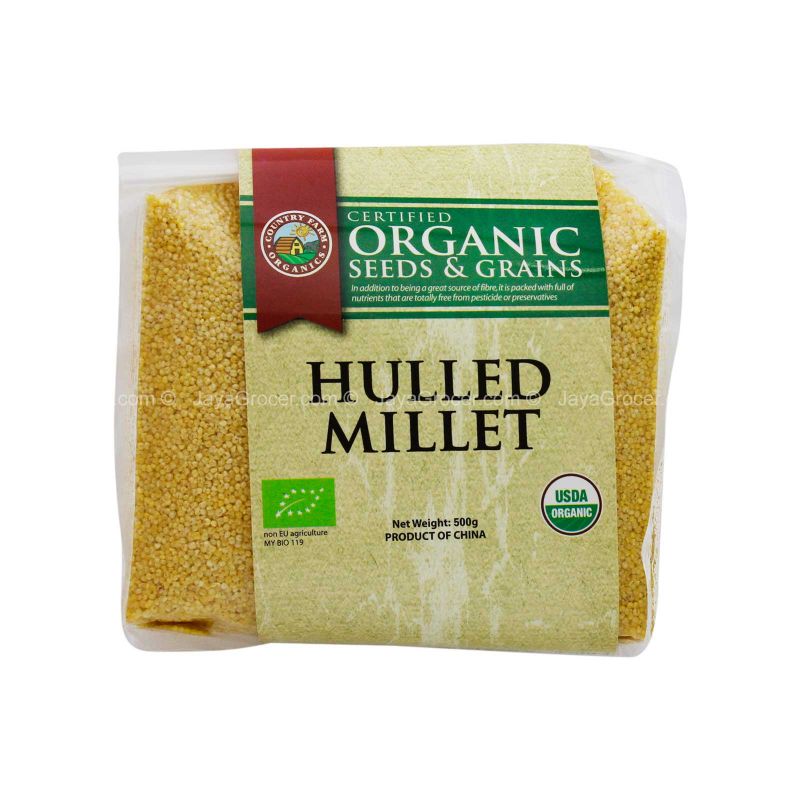 Country Farm Organic Hulled Millet (Non Sticky)500g