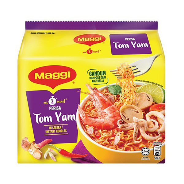 Maggi Mi Tom Yam Flavour Instant Noodle 83g x 5 (highest price)