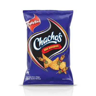 Chachos Tortilla Corn Chips BBQ Bonanza Flavour 160g