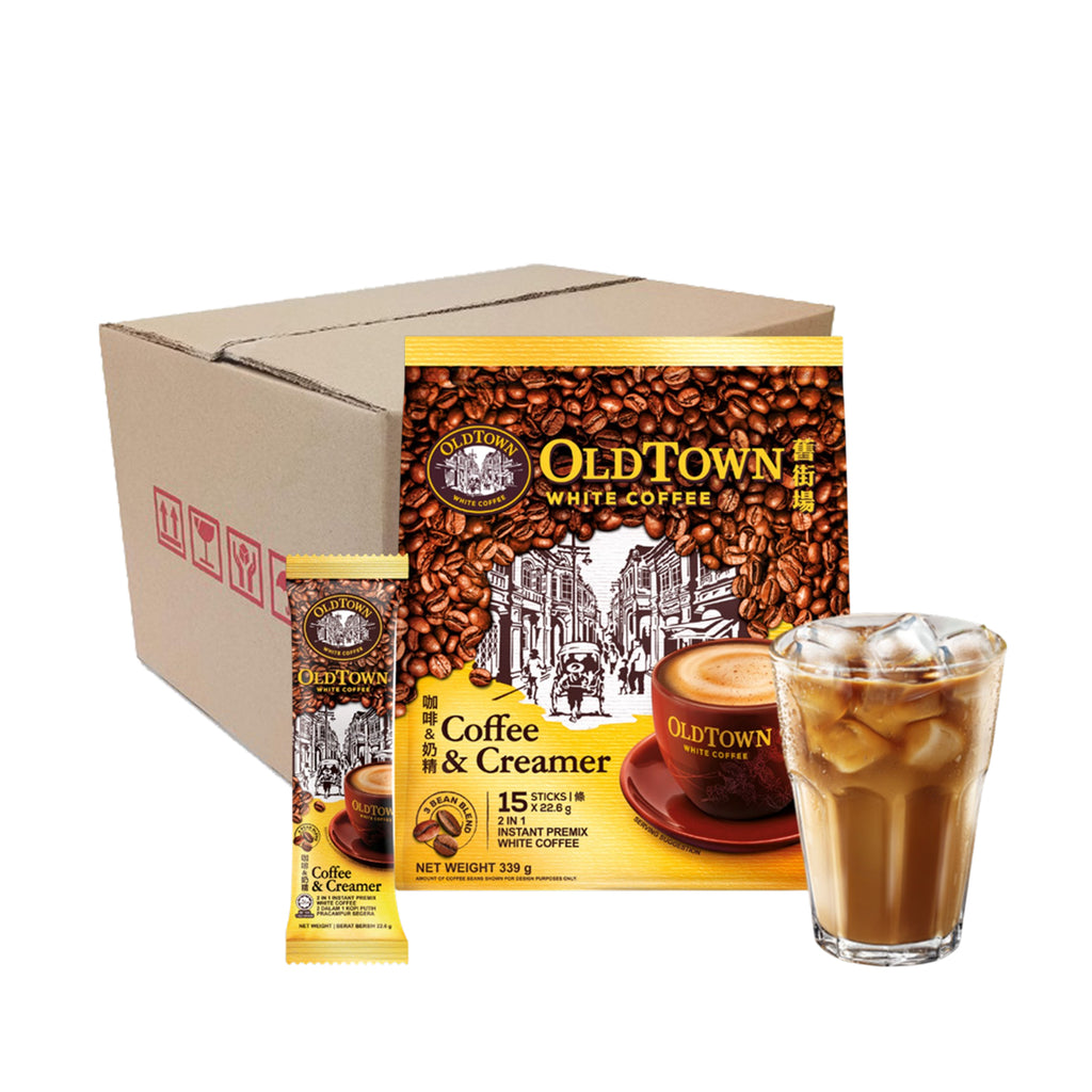 Old Town Coffee & Creamer Instant 2-in-1 Premix White Coffee 22.6g x 15