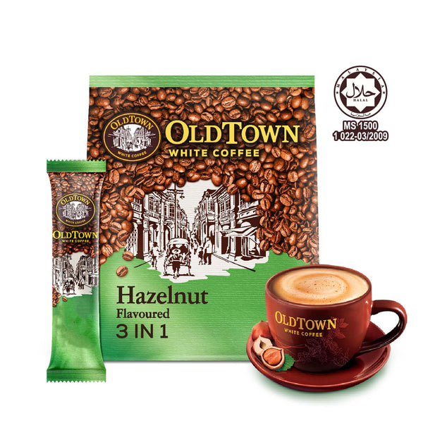 Old Town White Coffee 3-in-1 Hazelnut 31.6g x 15