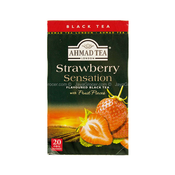Ahmad Tea Strawberry Sensation Fruit Black Tea 20pcs/pack