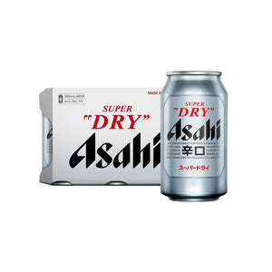 Asahi Super Dry Beer Can 350ml