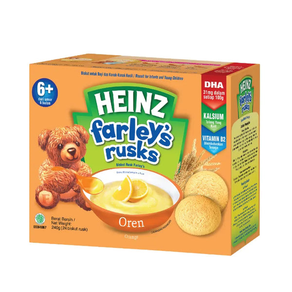 Heinz Farleys Cereal in A Rusk Orange Flavour 240g (highest price)