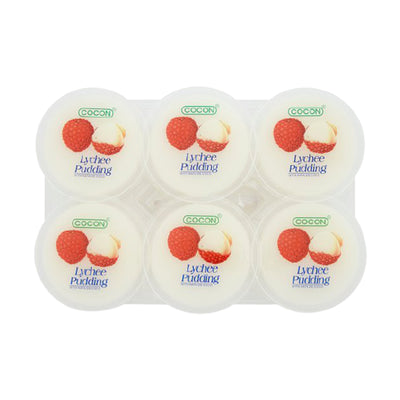 Cocon Nata Decoco Pudding Lychee Flavour 80g x 12