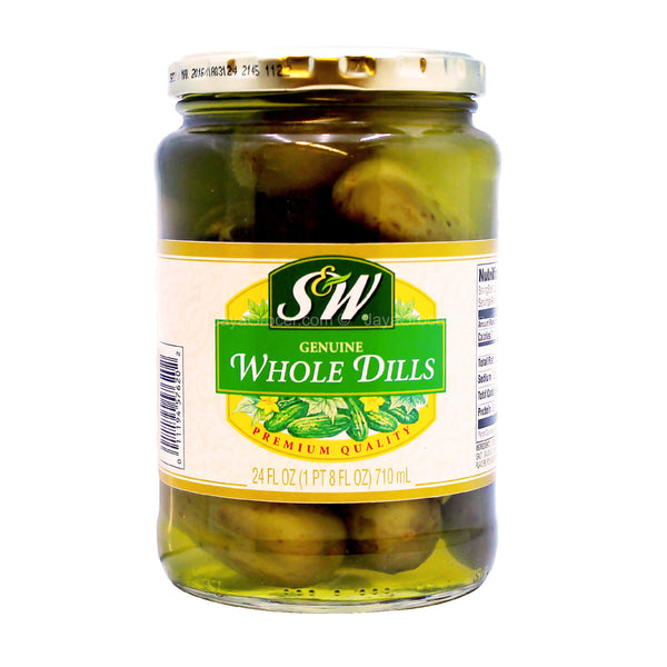 S&W Genuine Whole Dills 680g (highest price)