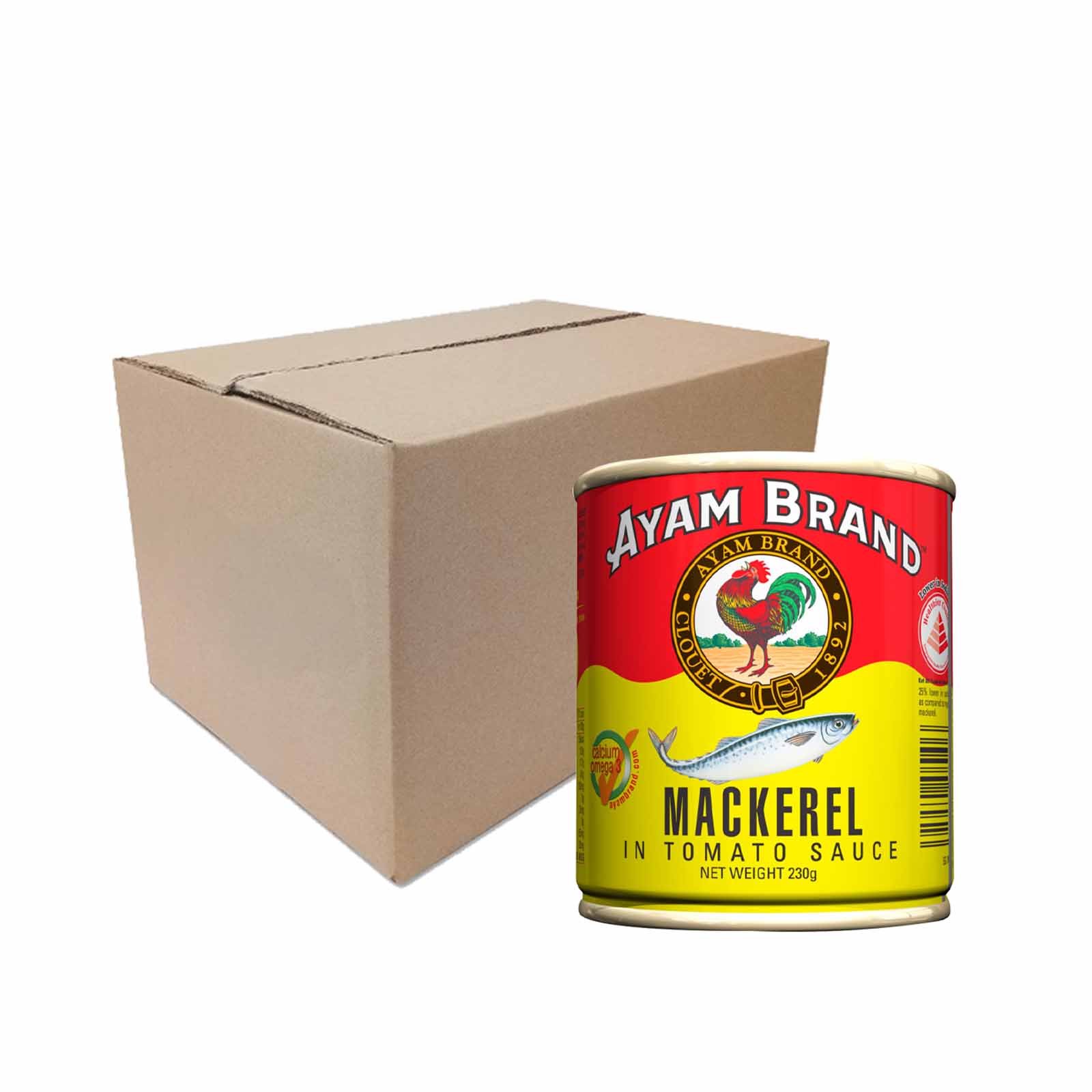 Ayam Brand Mackerel in Tomato Sauce 230g
