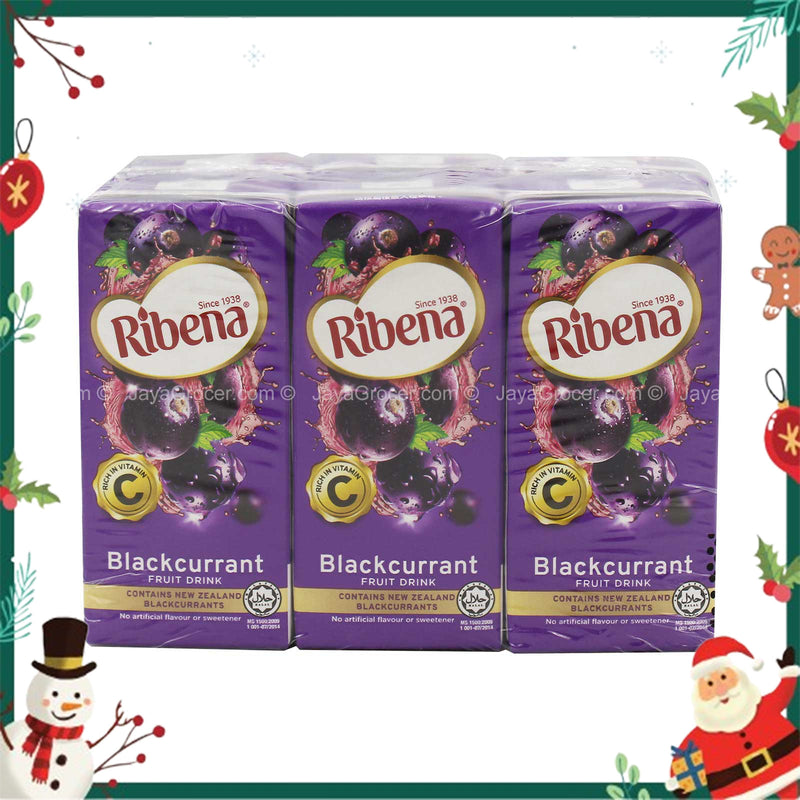 Ribena Regular Blackcurrant Drink 200ml x 6