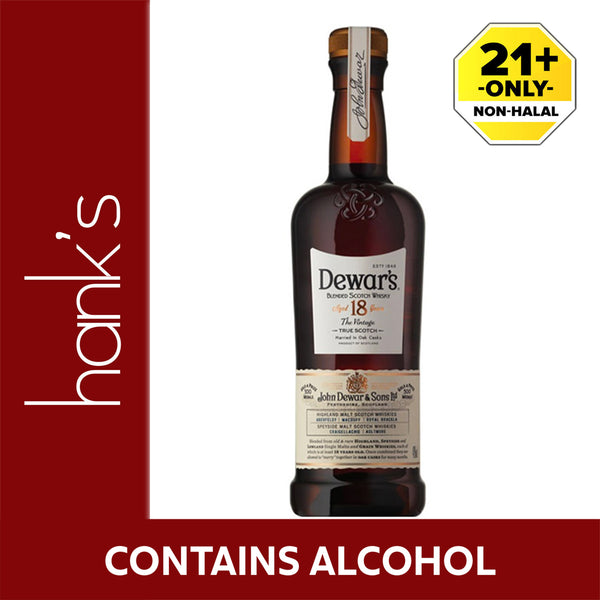 Dewar's 18 Year Old 'The Vintage' Blended Scotch Whisky 750ml (highest price)