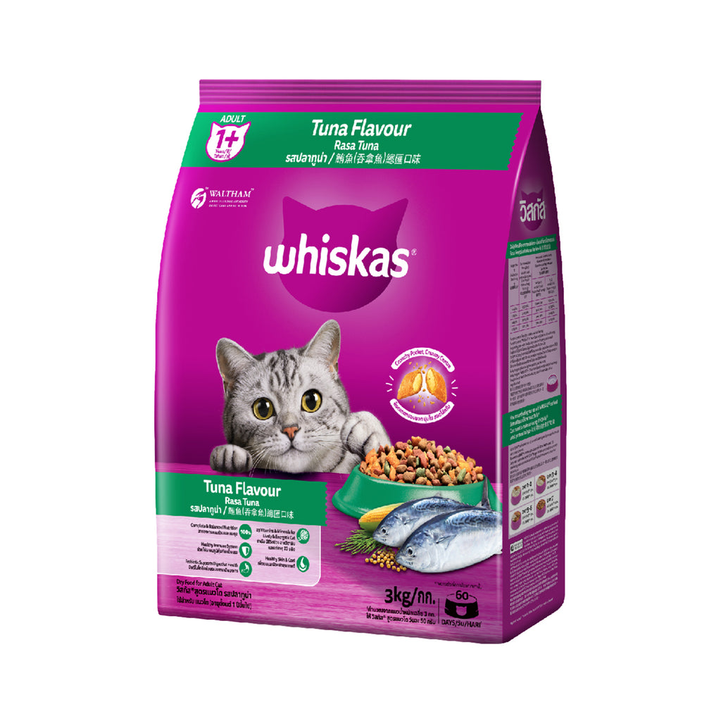 Whiskas Tuna Flavour Dry Cat Food 3kg