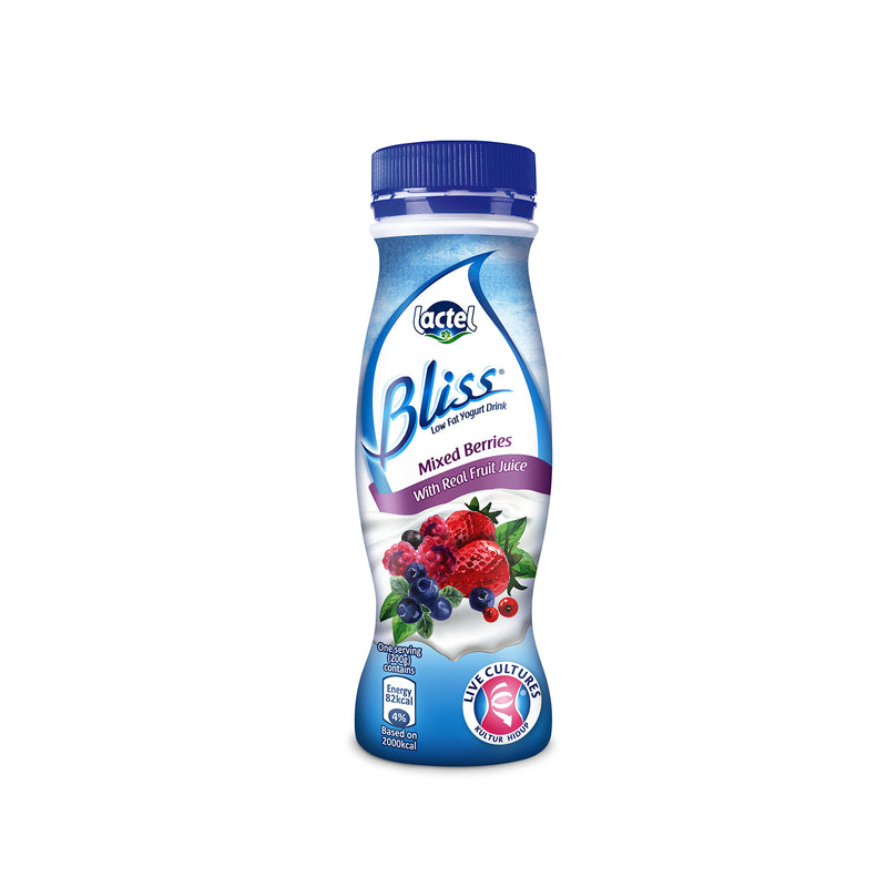 Lactel Bliss Low Fat Yogurt Drink Mixed Berries Flavour 200g