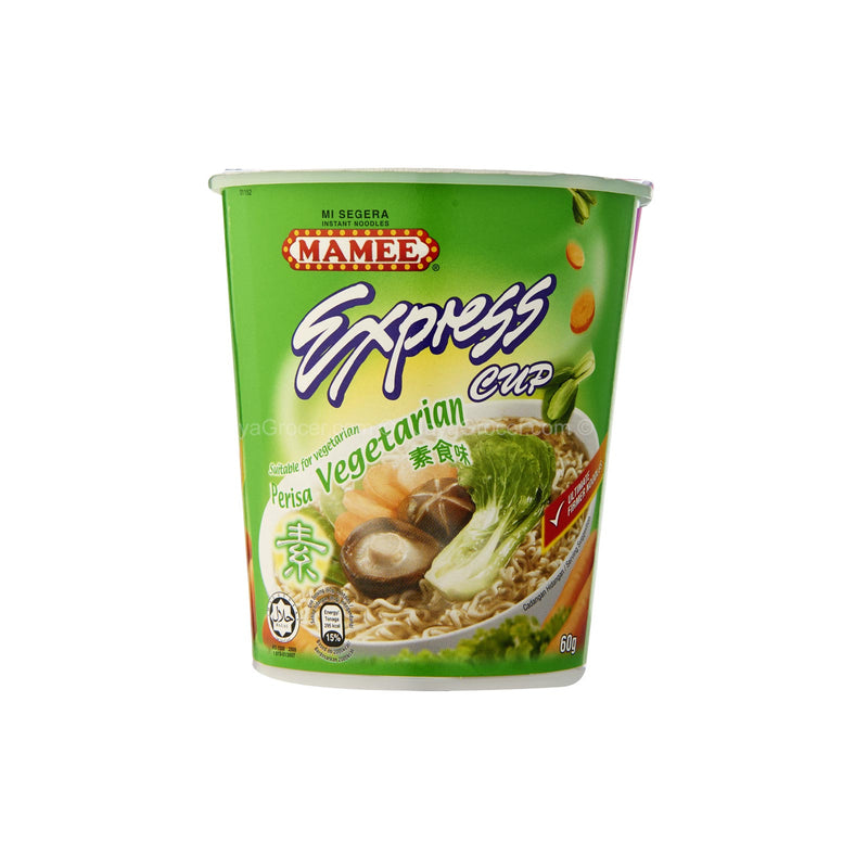 Mamee Express Vegetarian Flavour Instant Noodle Cup 60g