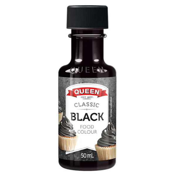 Queens Black Food Colour 50ml (highest price)