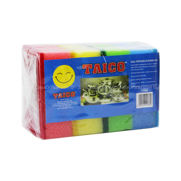 Taico Colour Scouring Pad 1306 4pcs/pack