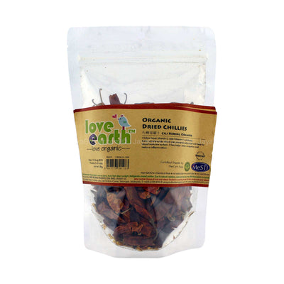 Love Earth Organic Dried Chillies 80g