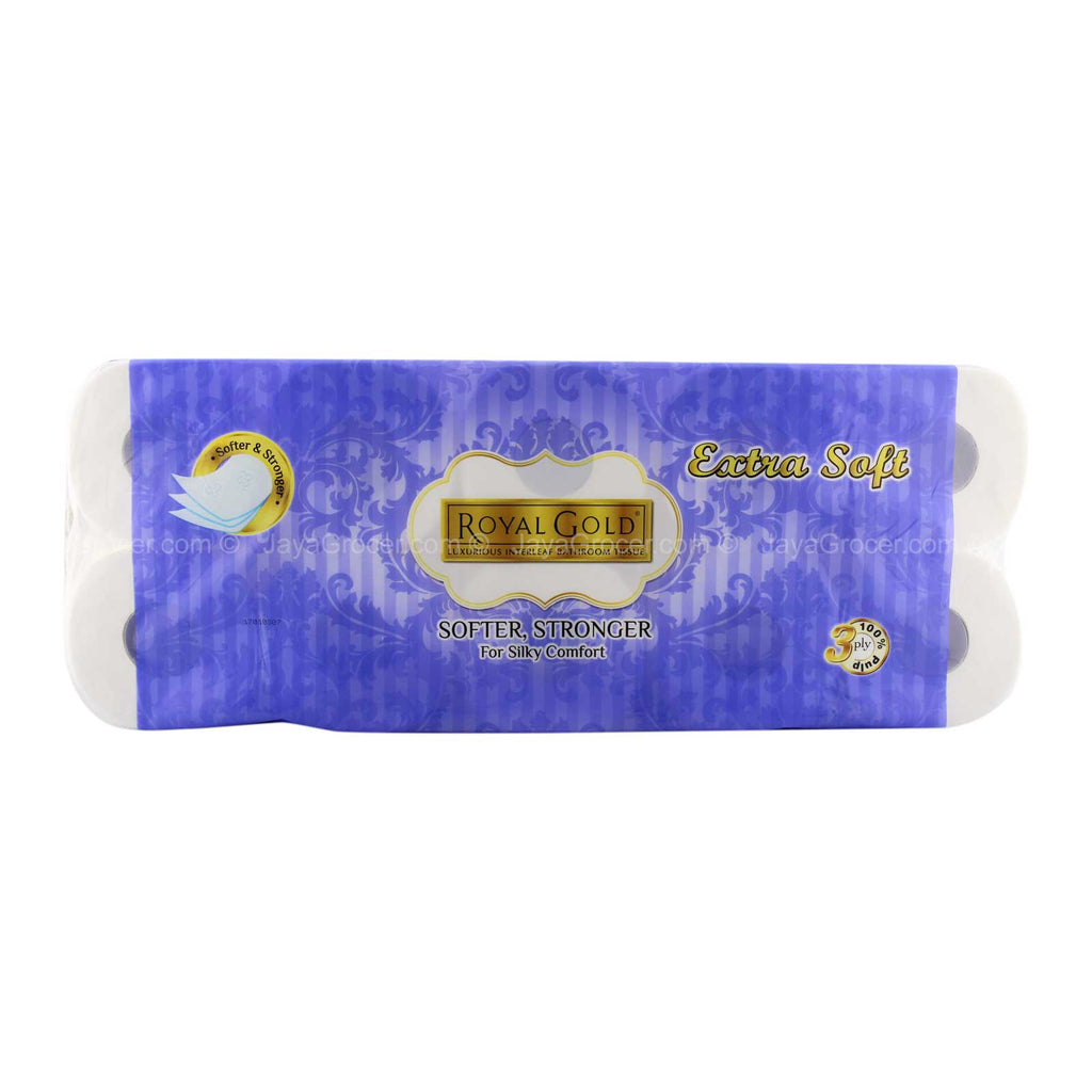 Royal Gold Elegant Bathroom Tissues 210pcs x 10