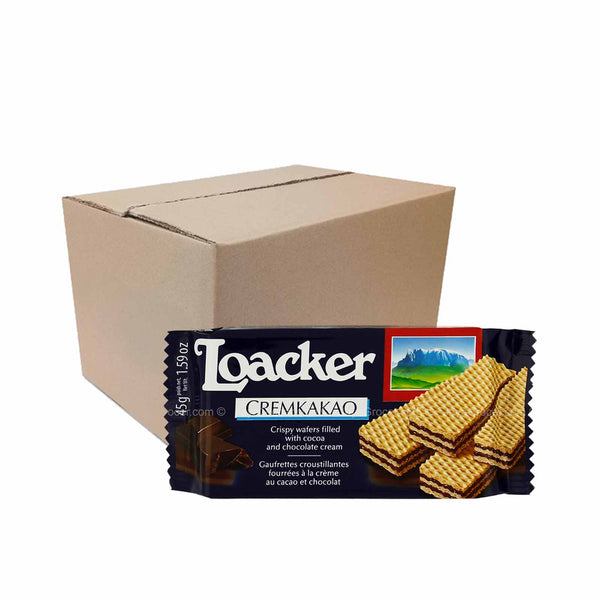 Loacker Crispy Wafer Creamkakao 45g (highest price)