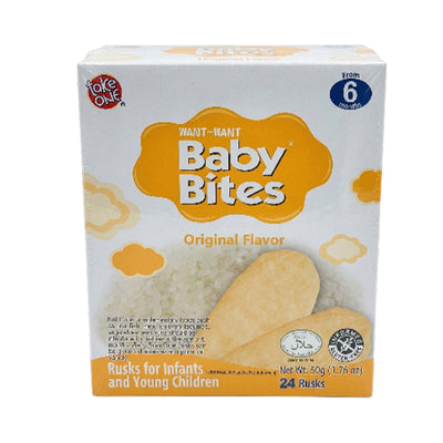 Take One Baby Bites Baby Rusks Original Flavour 50g