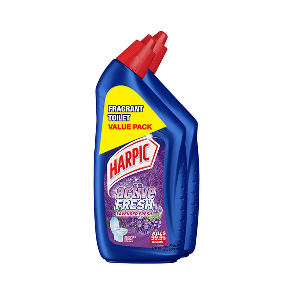 Harpic Toilet Bowl Cleaner Liquid Lavender 500ml x 2 (highest price)