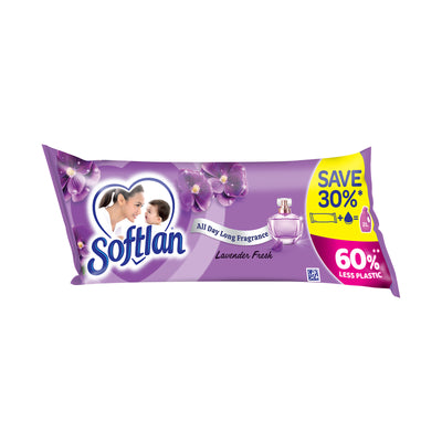 Softlan Lavender Fresh Fabric Softener Eco Softpack 500ml