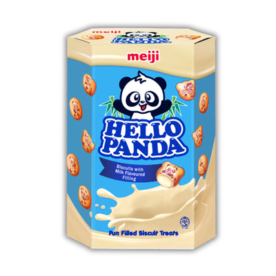 Meiji Hello Panda Biscuits with Milk Flavoured Filling 234g
