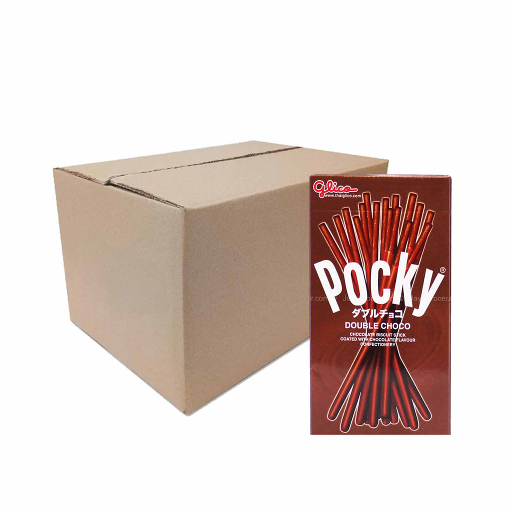 Glico Pocky Double Chocolate Flavour Biscuit Stick 39g