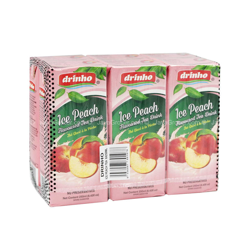 Drinho Peach Tea Drink 250ml x 6