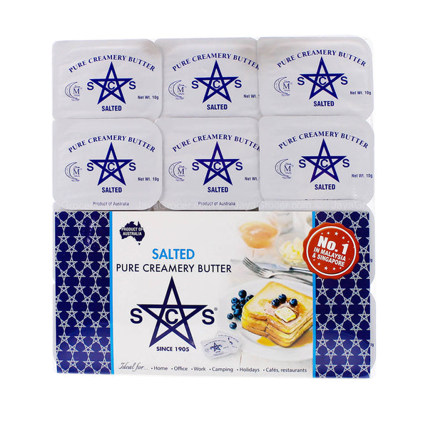 SCS Pure Creamery Salted Butter Portions 10g x 12 (highest price)