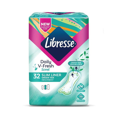 Libresse Green Tea Slim Panty Liner 32pcs/pack