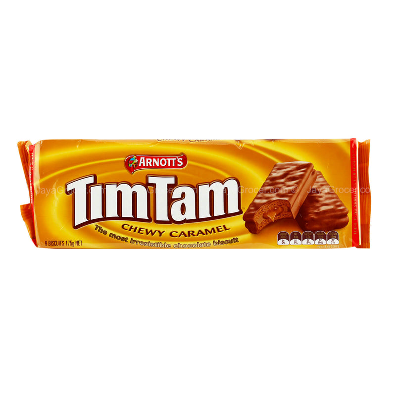 Arnotts Tim Tam Caramel Chewy Biscuits 175g