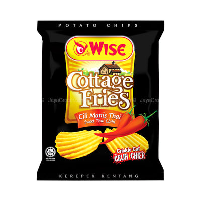 Wise Cottage Fries Sweet Thai Chilli Crinkle Cut Potato Chips 50g