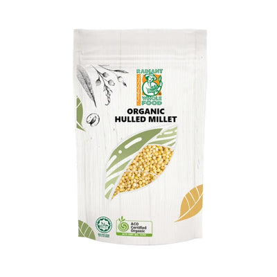 Radiant Whole Food Australian Organic Hulled Millet 500g