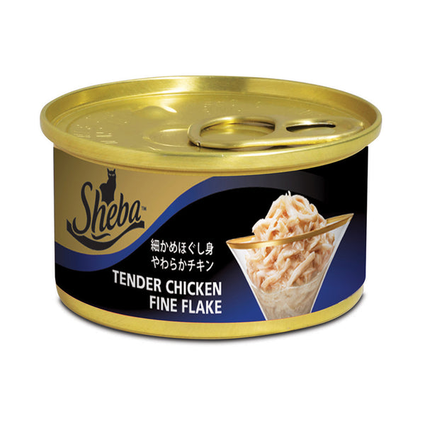 Sheba Cat Food (Tender Chicken Fine Flakes) 85g