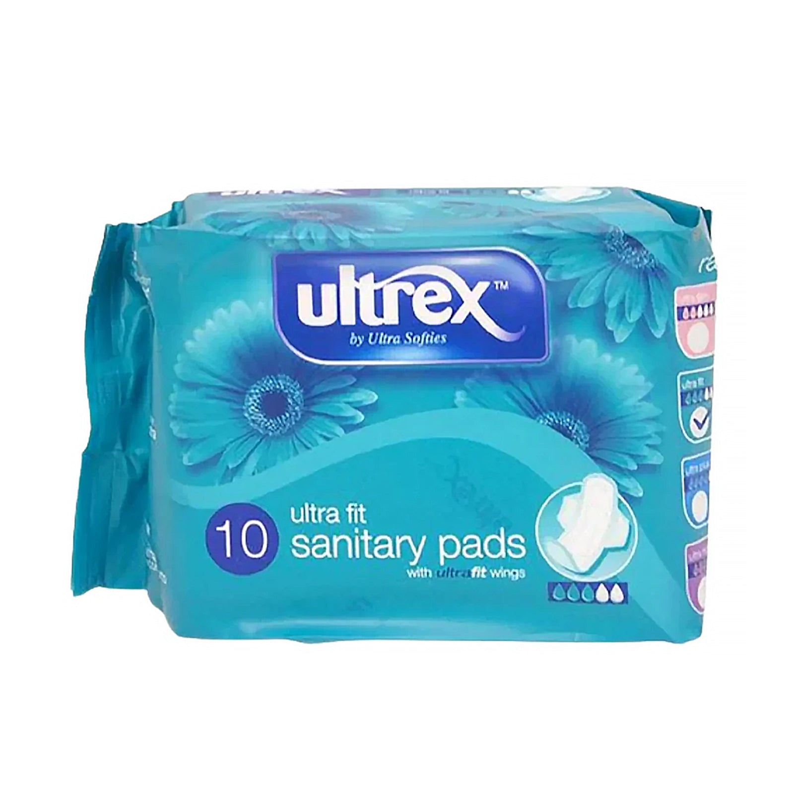 Ultrex Ultra Fit Sanitary Pads with Ultra Fit Wings 10pcs