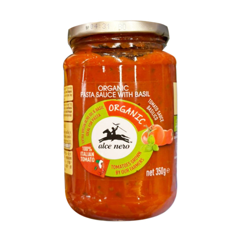 Alce Nero Organic Basil Tomato Sauce 350g