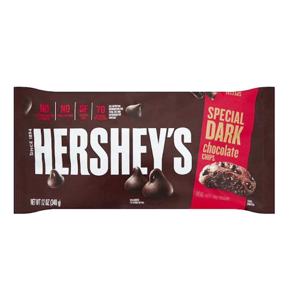 Hersheys Special Dark mildly Sweet Dark Chocolate Baking Chips 340g